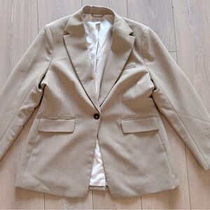 H&M beige blazer for women